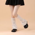 Long Knee-High Leg Warmers New Bell-Mouth Star Leg Warmers