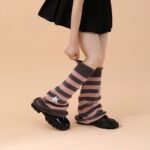 Long Knee-High Leg Warmers New Bell-Mouth Star Leg Warmers