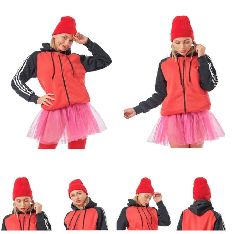 Long Knee-High Leg Warmers Fluorescent Candy-Colored Plain Knit Beanie