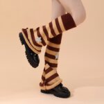 Long Knee-High Leg Warmers New Bell-Mouth Star Leg Warmers