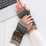 Short Fingerless Gloves Bohemian Short Fingerless Gloves