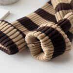 Long Knee-High Leg Warmers 40cm Striped Knee-High Leg Warmers