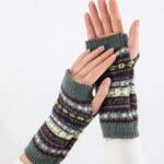 Short Fingerless Gloves Bohemian Short Fingerless Gloves