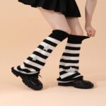 Long Knee-High Leg Warmers New Bell-Mouth Star Leg Warmers