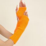 Long Arm Warmers New Rainbow Fluorescent Striped Ankle Socks