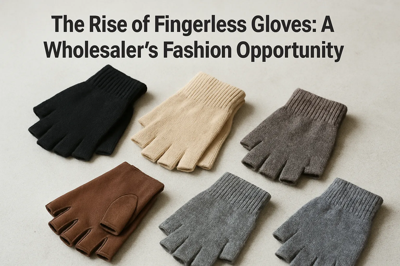 The Rise of Fingerless Gloves in Fashion: Opportunities for Wholesalers